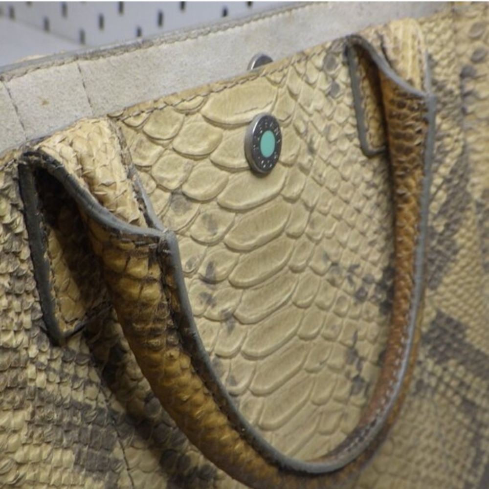 Tiffany & Co. python-embossed handbag - image 8